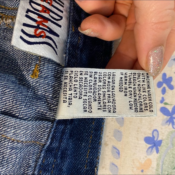 Vintage Denim Skort by Bill Blass Size 6 / Medium - Picture 10 of 12